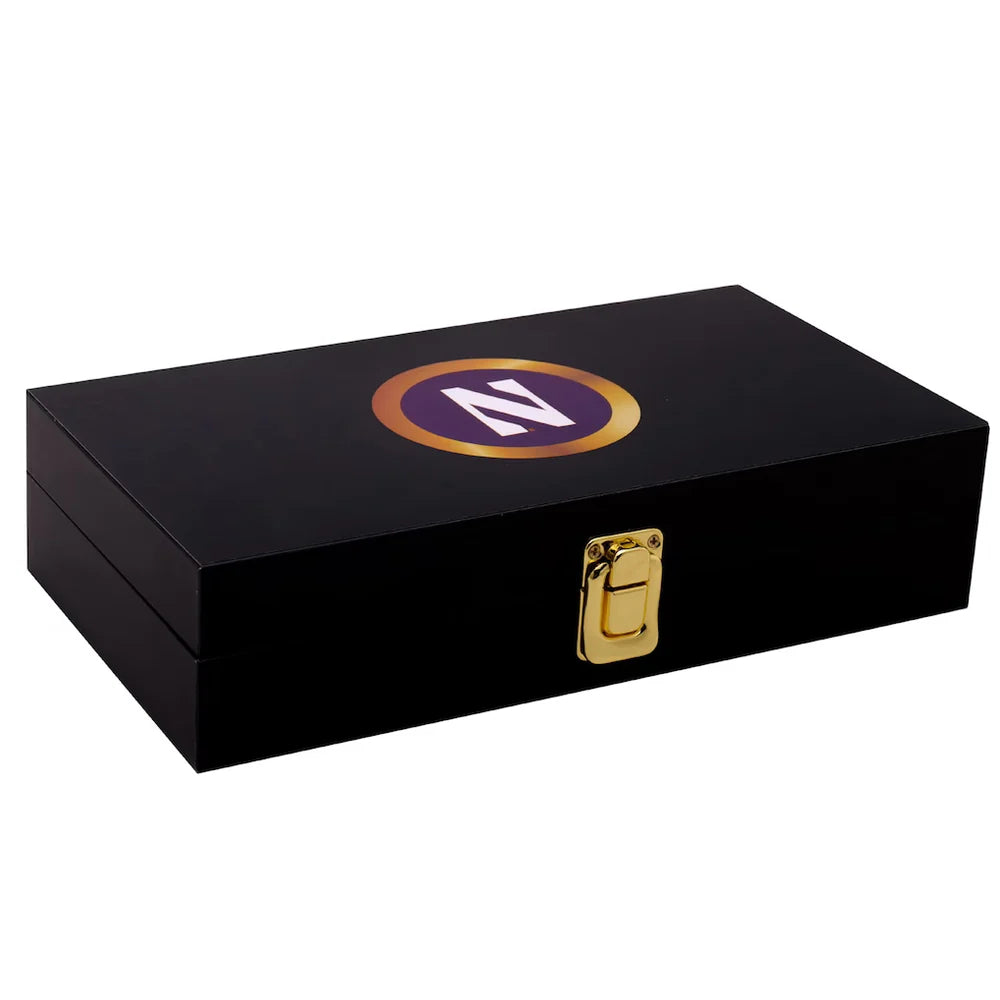 Northwestern Wildcats Championship Replica Side Plate Box Set 16MM sports collectible