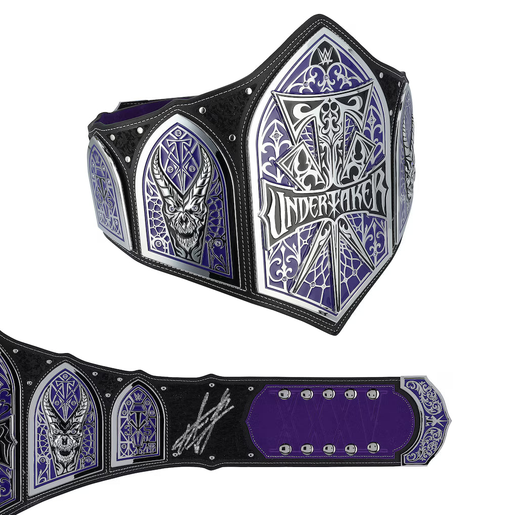 The Undertaker 35 Years Deadman Legacy Championship Title Belt – WWE Collectible
