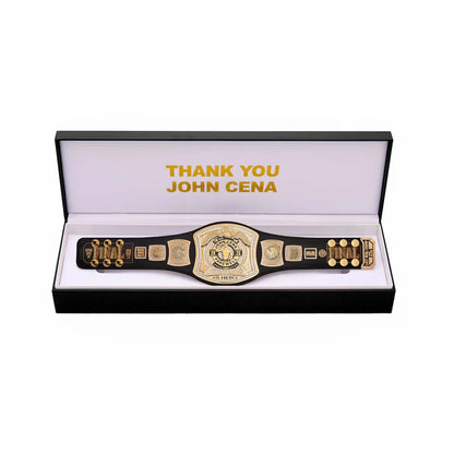 John Cena Thank You Cena Mini Replica Spinner Championship Title Belt with Case