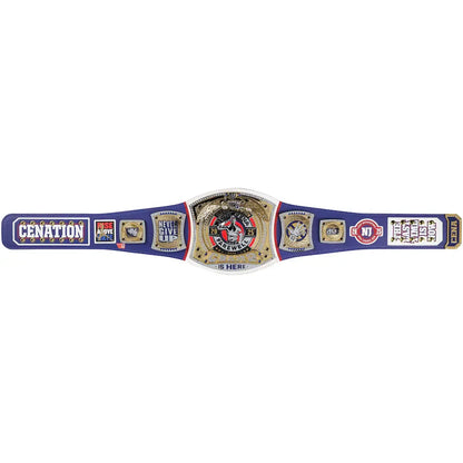 John Cena WWE autographed Farewell Tour 2025 SummerSlam limited edition replica title belt