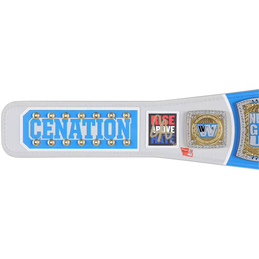 John Cena WWE autographed Farewell Tour 2025 Grand Rapids limited edition replica title belt