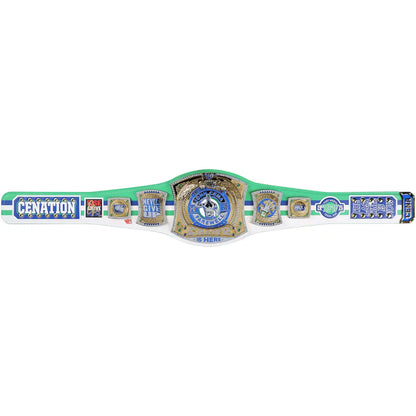 John Cena WWE autographed Farewell Tour 2025 Dallas limited edition replica title belt