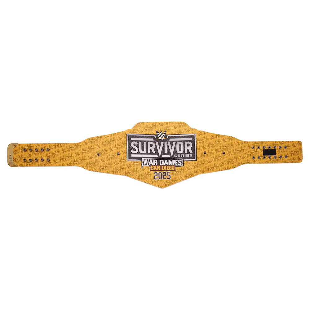 WWE Survivor Series championship belt on a white background