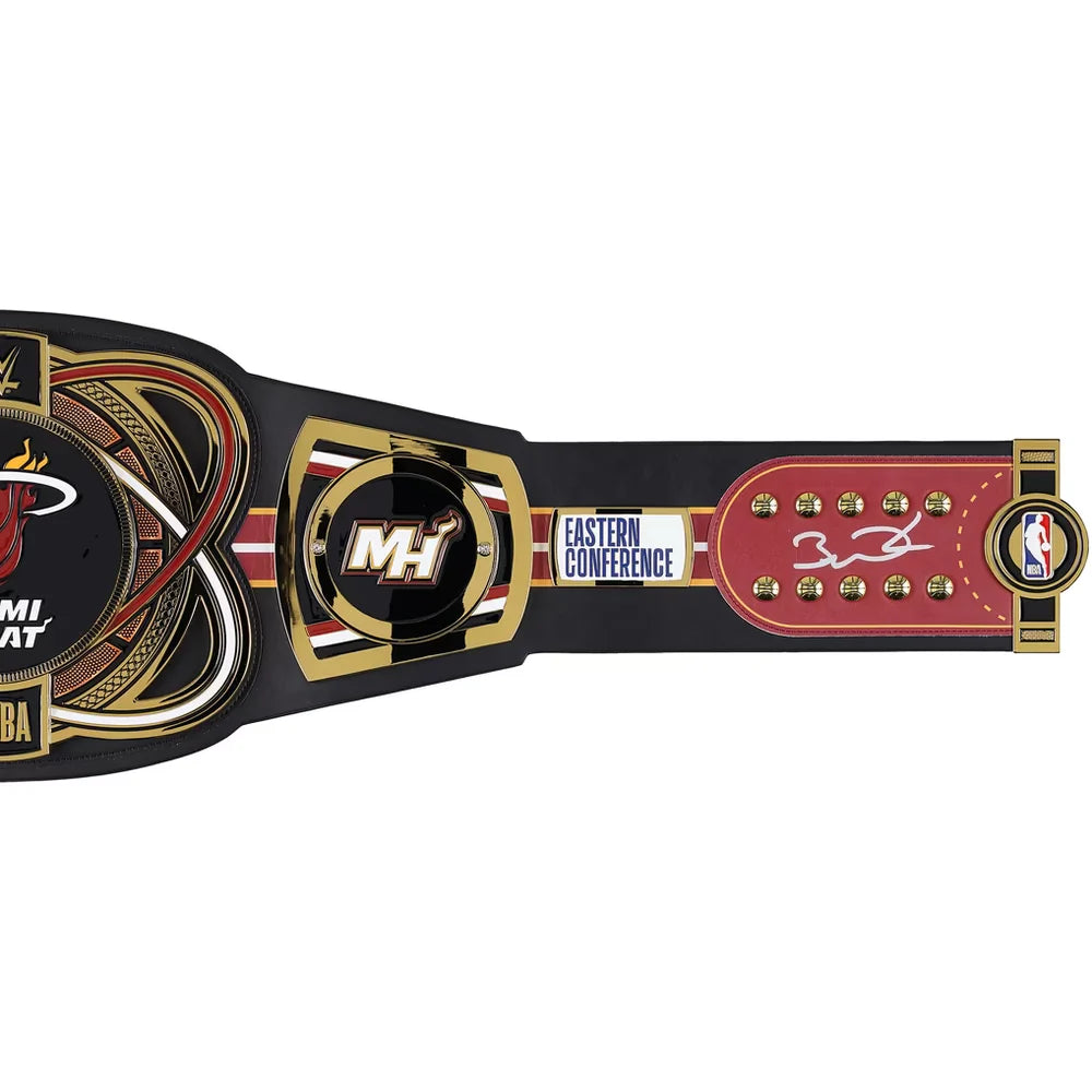 Dwyane Wade Miami Heat autographed Fanatics Authentic WWE Legacy title belt