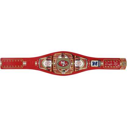 George Kittle San Francisco 49ers Autographed WWE Title Belt