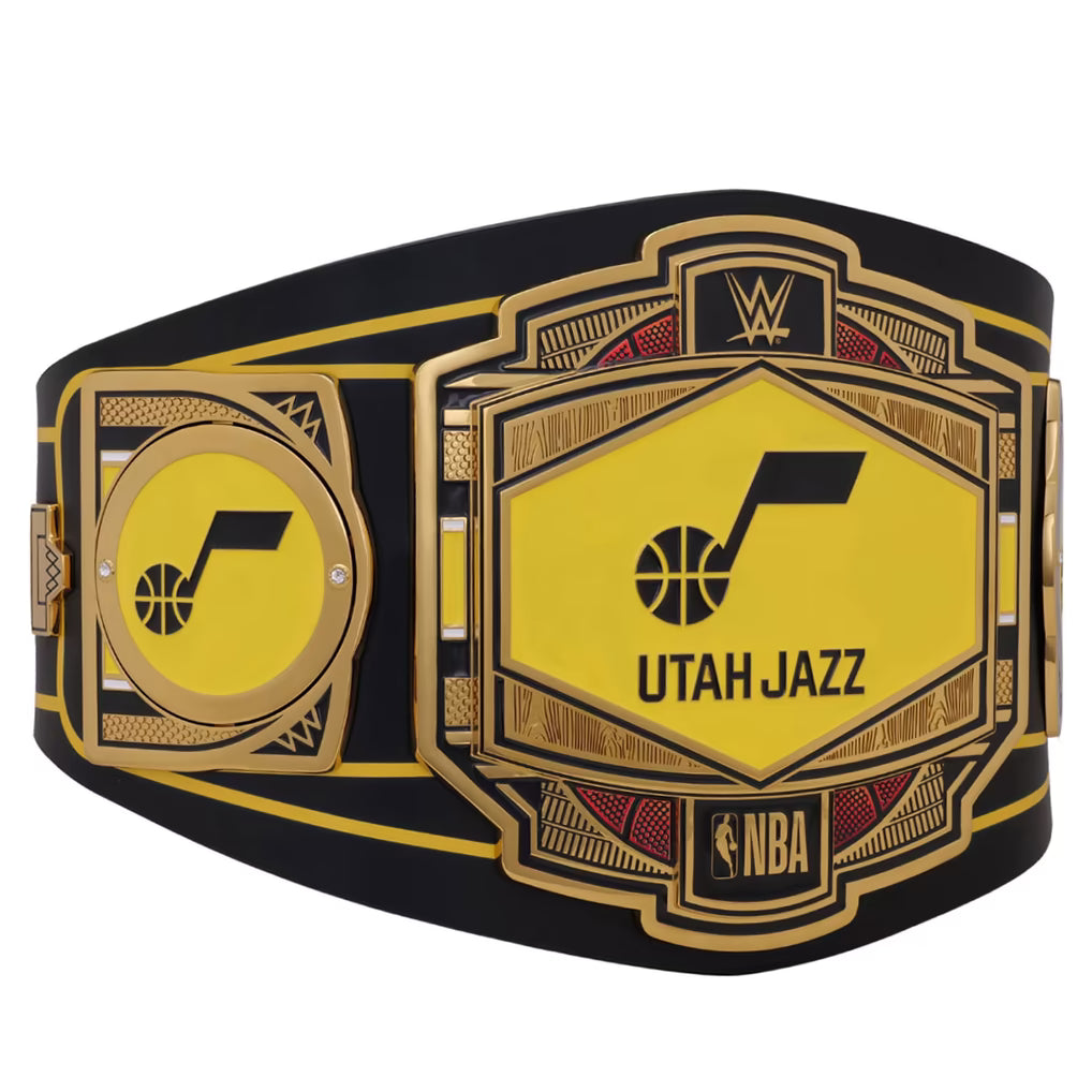 Utah Jazz WWE Legacy Replica Title Belt