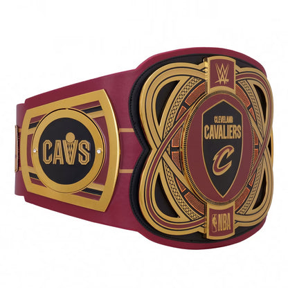 Belt with Cleveland Cavaliers logo and NBA branding on a white background