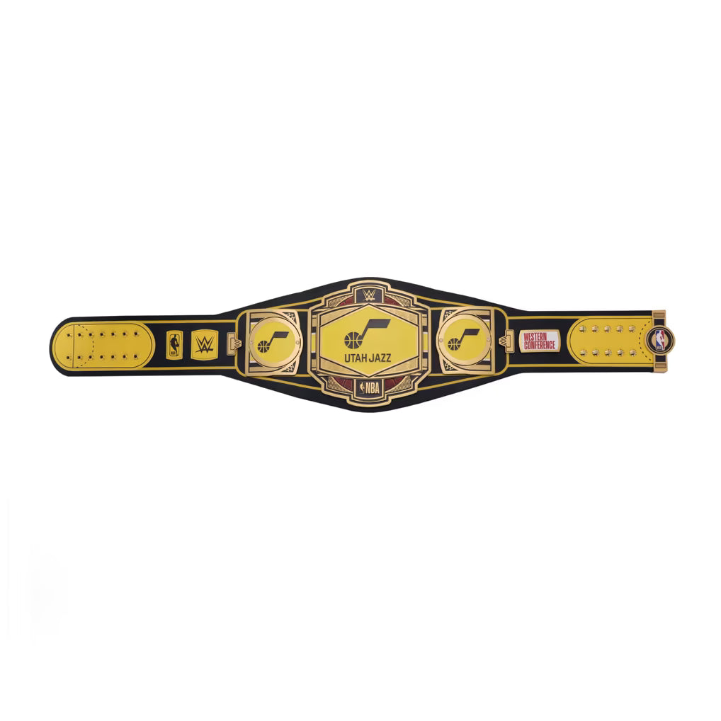 Utah Jazz WWE Legacy Replica Title Belt