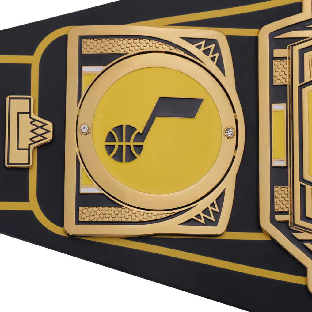 Utah Jazz WWE Legacy Replica Title Belt