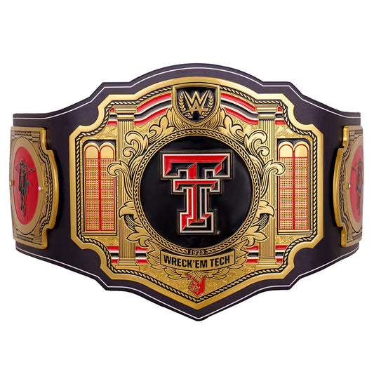 Texas Tech Red Raiders WWE Legacy Title Replica Belt