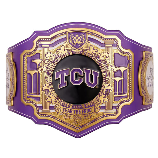 TCU Horned Frogs WWE Legacy Title Replica Belt
