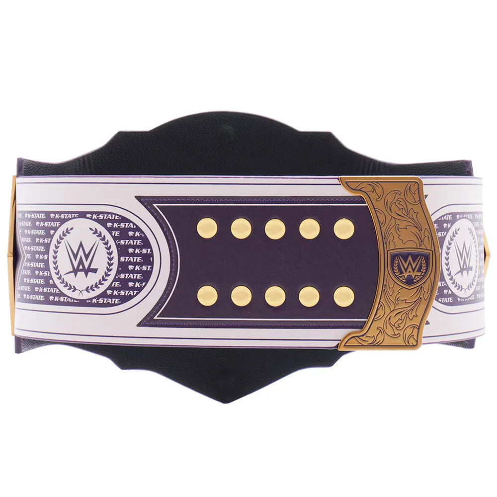 Kansas State Wildcats WWE Legacy Title Belt championship-style college sports collectible