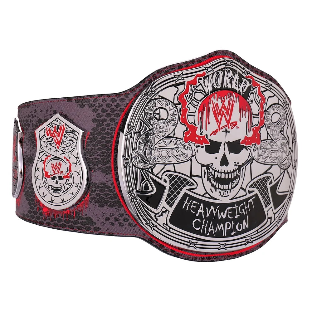 Stone Cold Steve Austin Blood From A Stone Signature Series wrestling title belt