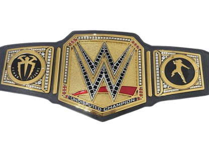 Roman Reigns autographed Undisputed WWE Championship replica title belt