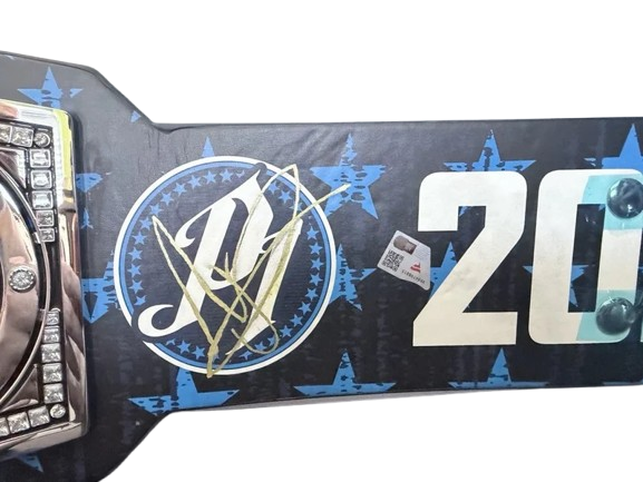 AJ Styles 10th Anniversary Signature Series Championship replica title belt
