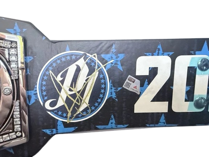 AJ Styles 10th Anniversary Signature Series Championship replica title belt
