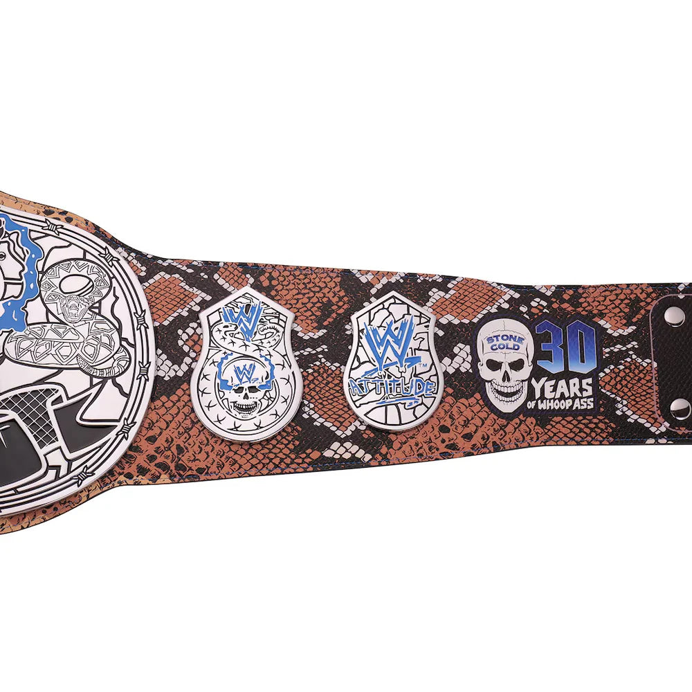 Stone Cold Steve Austin Limited Edition 30 Years Signature Series Title Belt