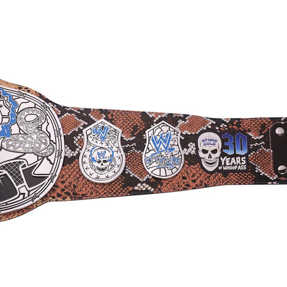 Stone Cold Steve Austin Limited Edition 30 Years Signature Series Title Belt