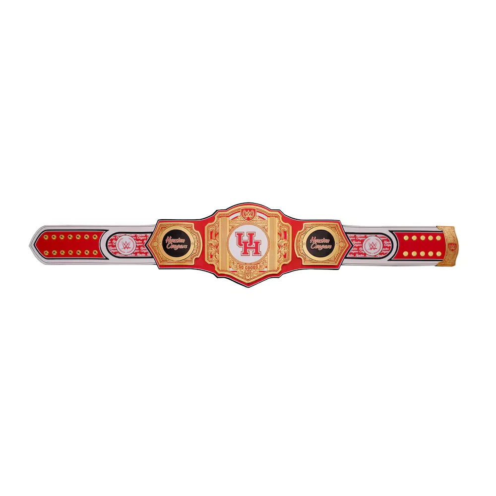 Houston Cougars WWE Legacy Title Belt championship-style college sports fan collectible