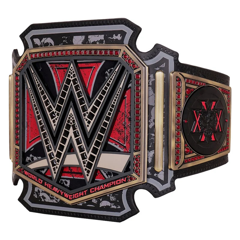 WWE World Heavyweight Championship belt on a white background