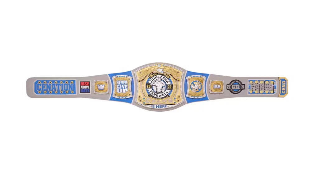 Grand Rapids Exclusive John Cena Farewell Tour 2025 Spinner Championship Replica Title