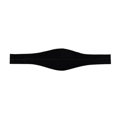 Black waist belt on a white background